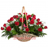 Загляденье Корзина красных роз